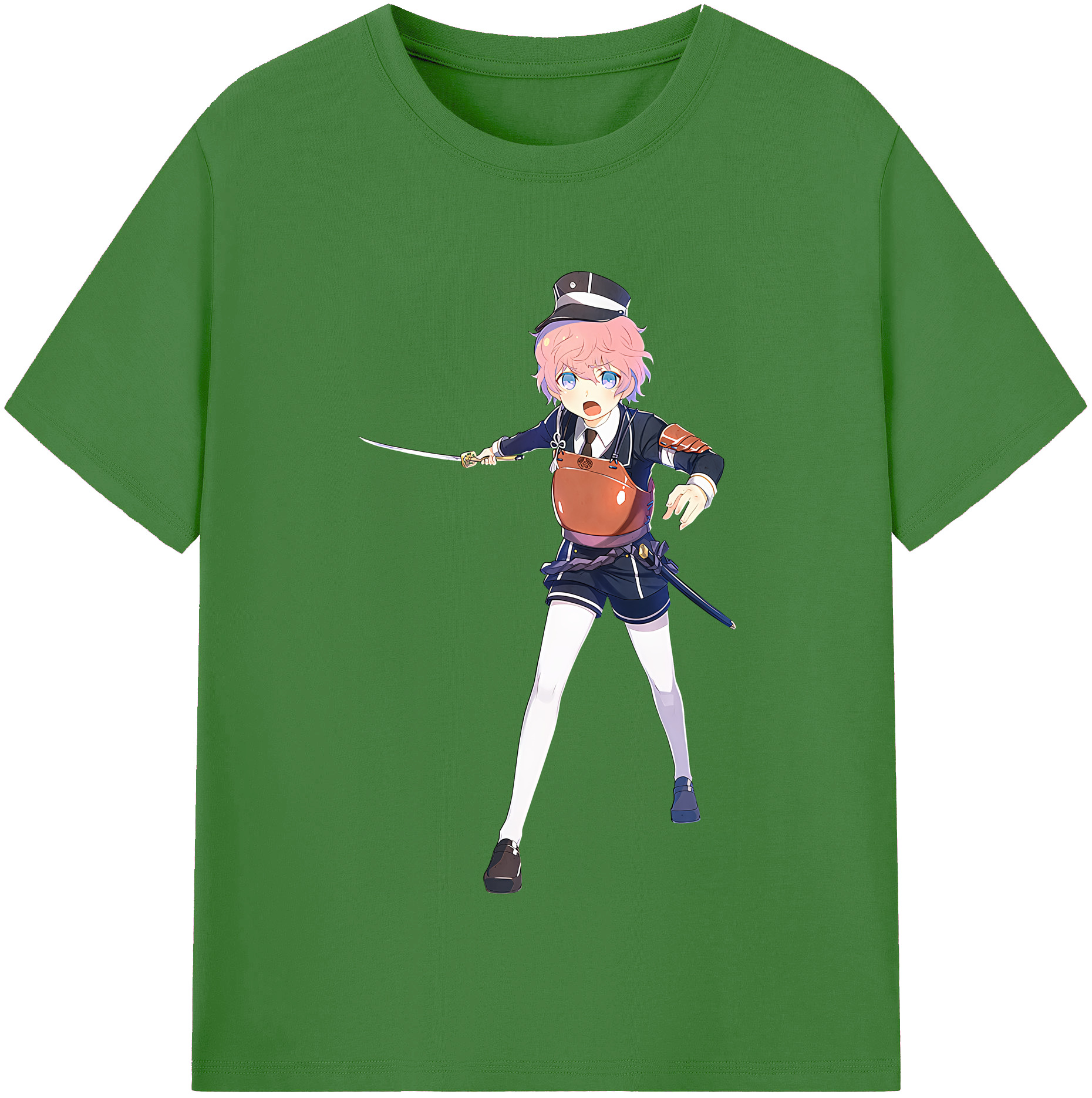 （画像用） 刀剣乱舞 Touken Ranbu レディースカジュアルプリントTシャツ（綿100％）